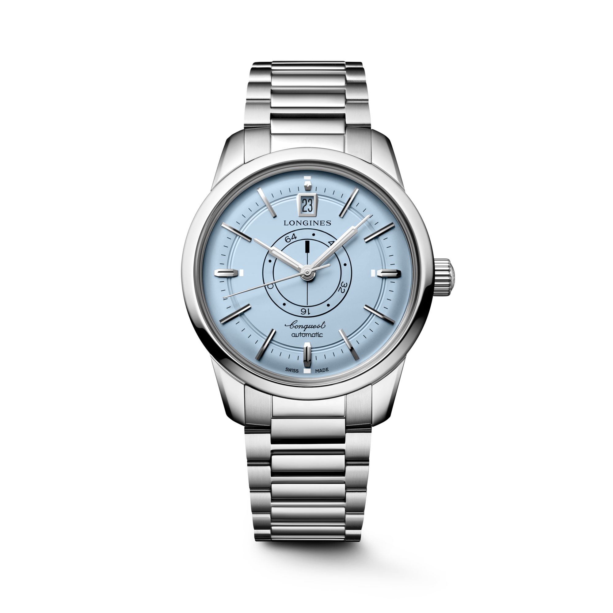 Longines Conquest Heritage Central Power Reserve 38mm Light Blue Dial Men's Watch L16484926