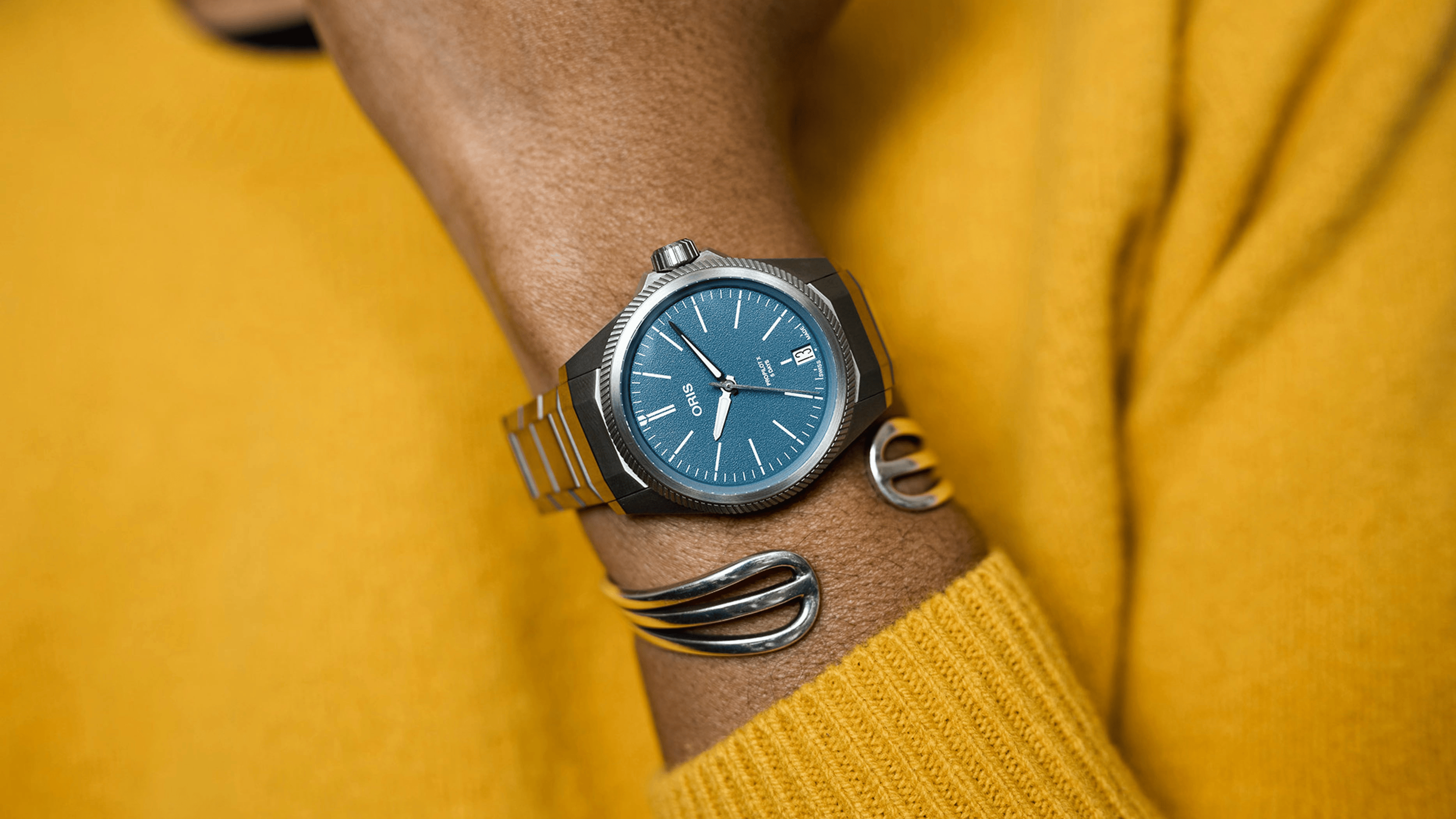 Oris ProPilot X Calibre 400 39mm Blue Dial Men's Watch 01 400 7778 7155-07 7 20 01TLC