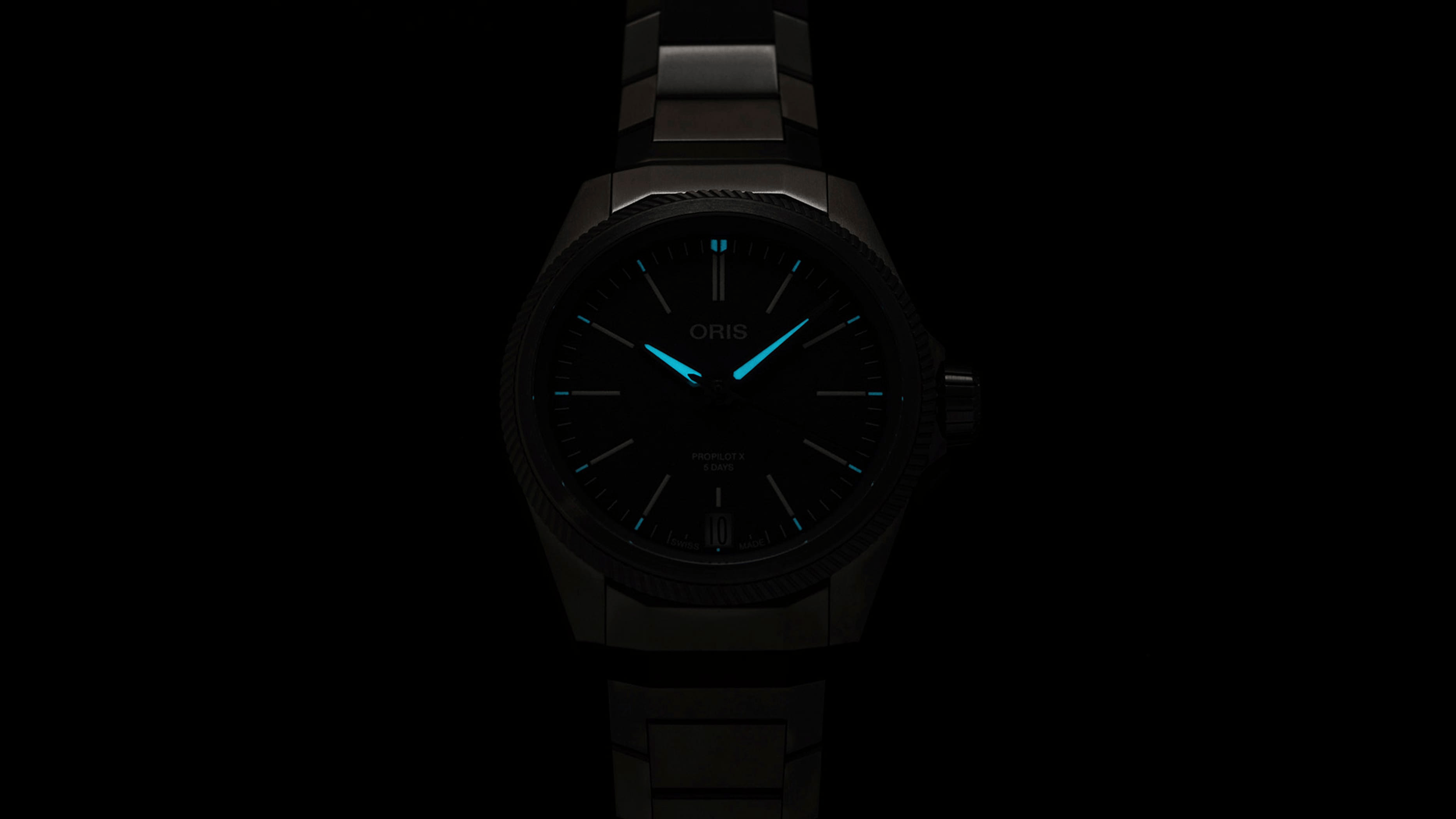 Oris ProPilot X Calibre 400 39mm Blue Dial Men's Watch 01 400 7778 7155-07 7 20 01TLC