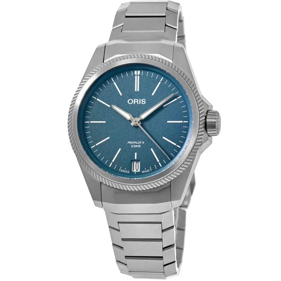 Oris ProPilot X Calibre 400 39mm Blue Dial Men's Watch 01 400 7778 7155-07 7 20 01TLC