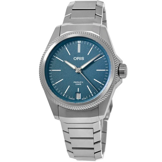 Oris ProPilot X Calibre 400 39mm Blue Dial Men's Watch 01 400 7778 7155-07 7 20 01TLC