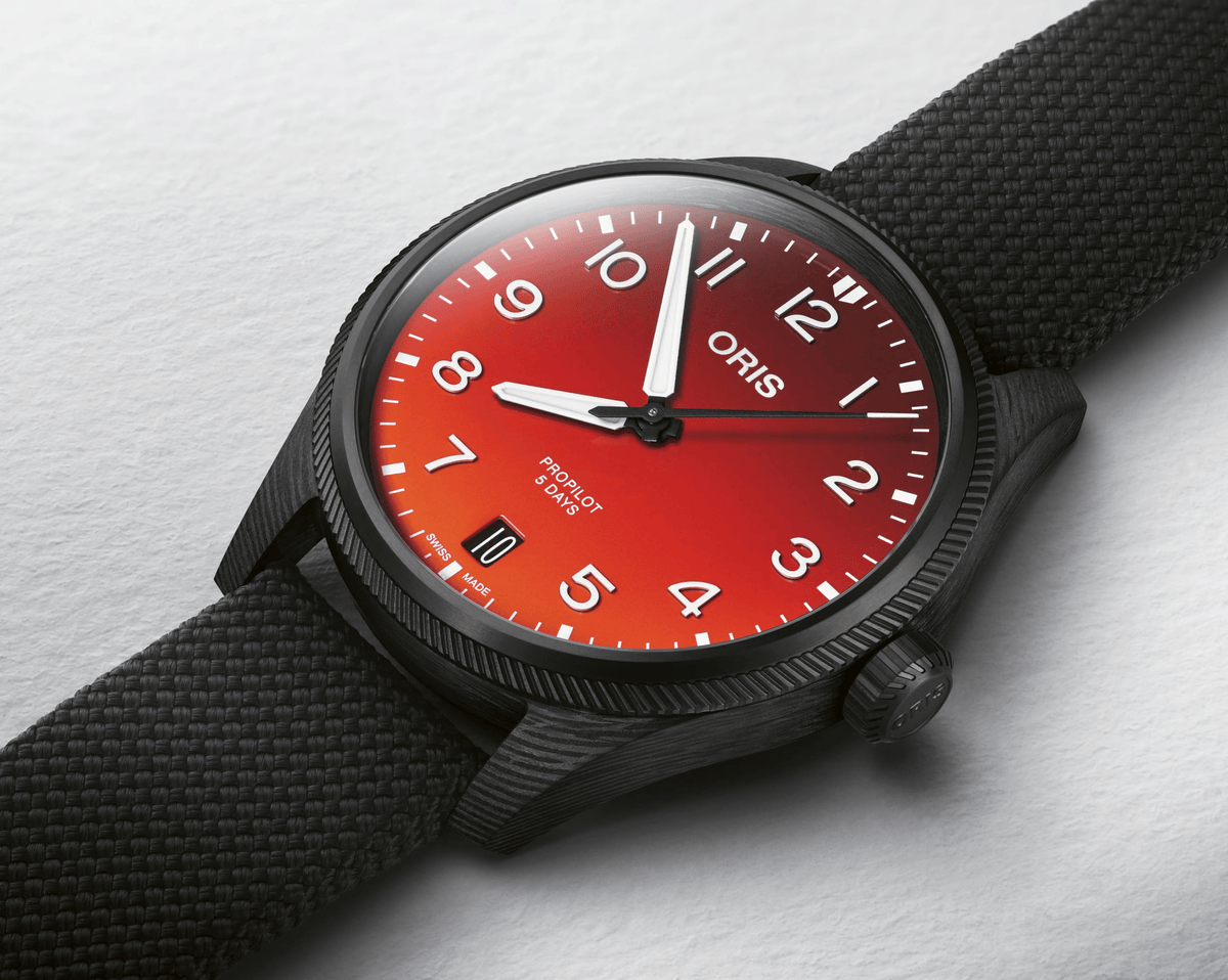 Oris ProPilot Coulson Limited Edition 41mm Red Dial Men's Watch 01 400 7784 8786-Set