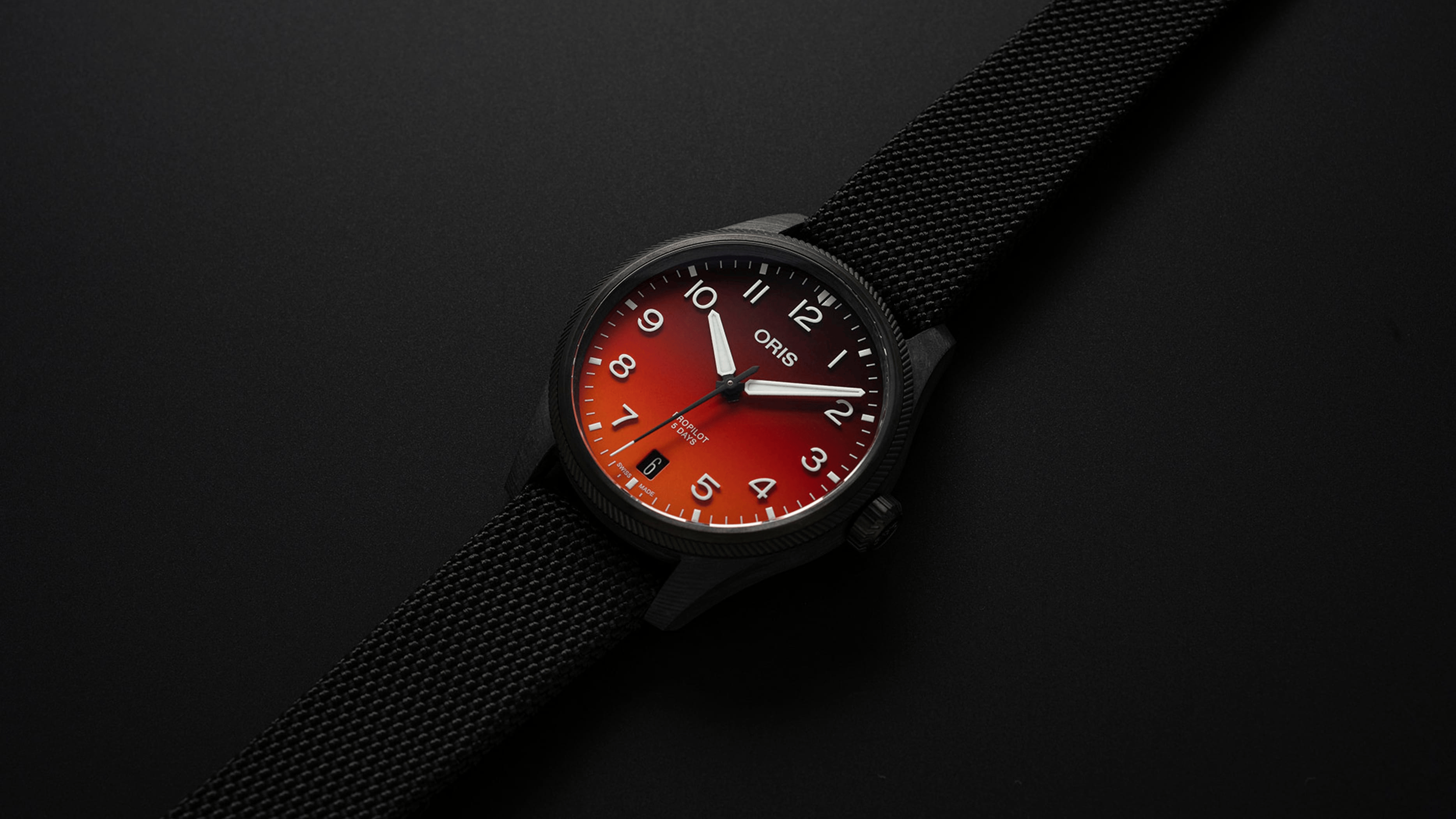 Oris ProPilot Coulson Limited Edition 41mm Red Dial Men's Watch 01 400 7784 8786-Set