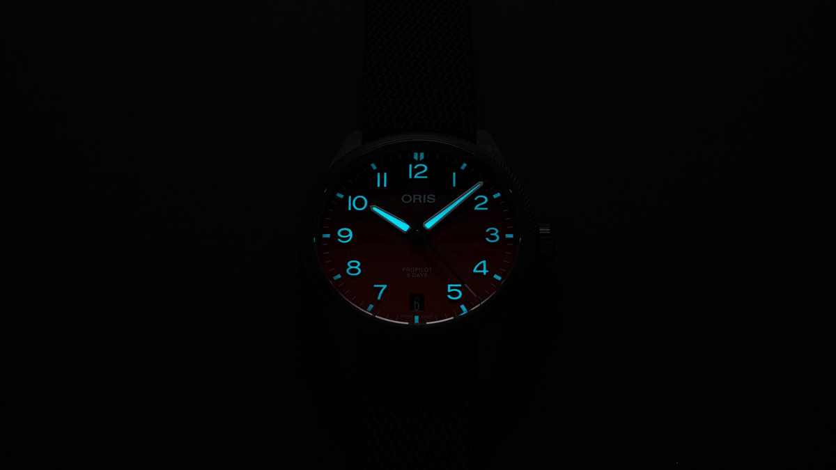 Oris ProPilot Coulson Limited Edition 41mm Red Dial Men's Watch 01 400 7784 8786-Set