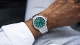 Oris Aquis Oris X Bracenet 43.5mm Green Dial Men's Watch 01 733 7730 4137-07 8 24 05PEB