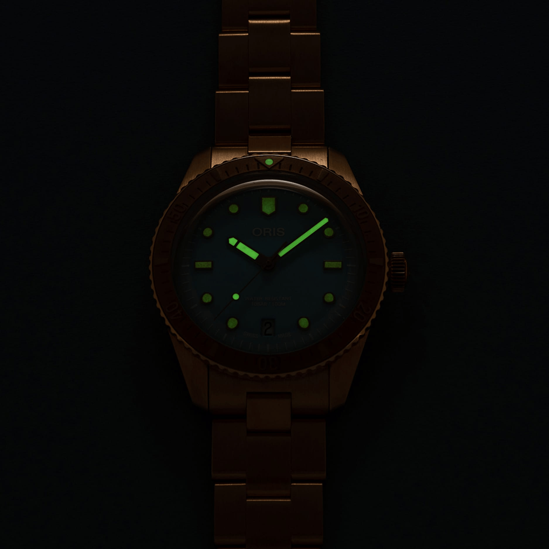 Oris Divers Sixty‑Five 'Cotton Candy' 38mm Blue Dial Men's Watch 01 733 7771 3155-07 8 19 15