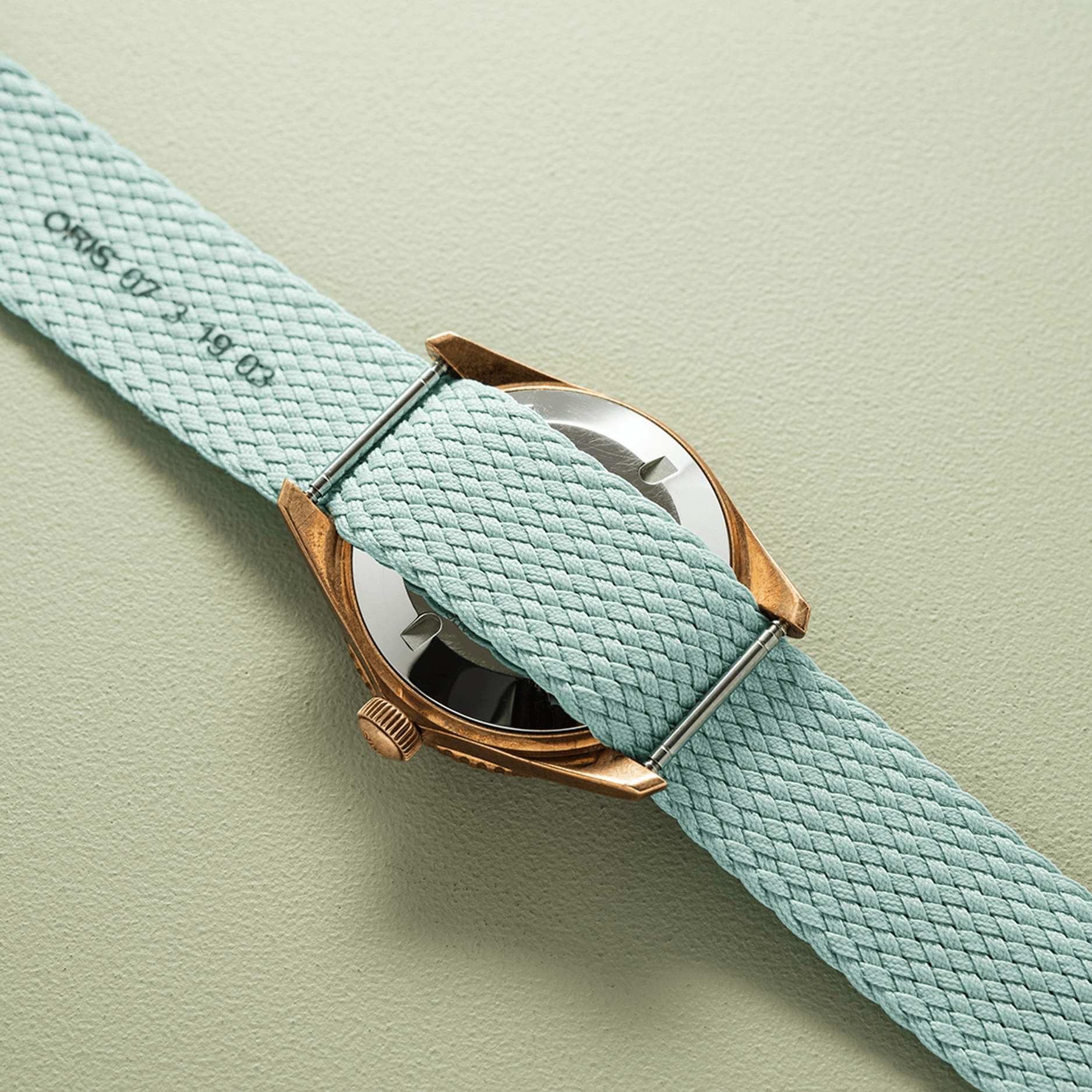 Oris Divers Sixty‑Five 'Cotton Candy' 38mm Green Dial Men's Watch 01 733 7771 3157-07 3 19 03BRS