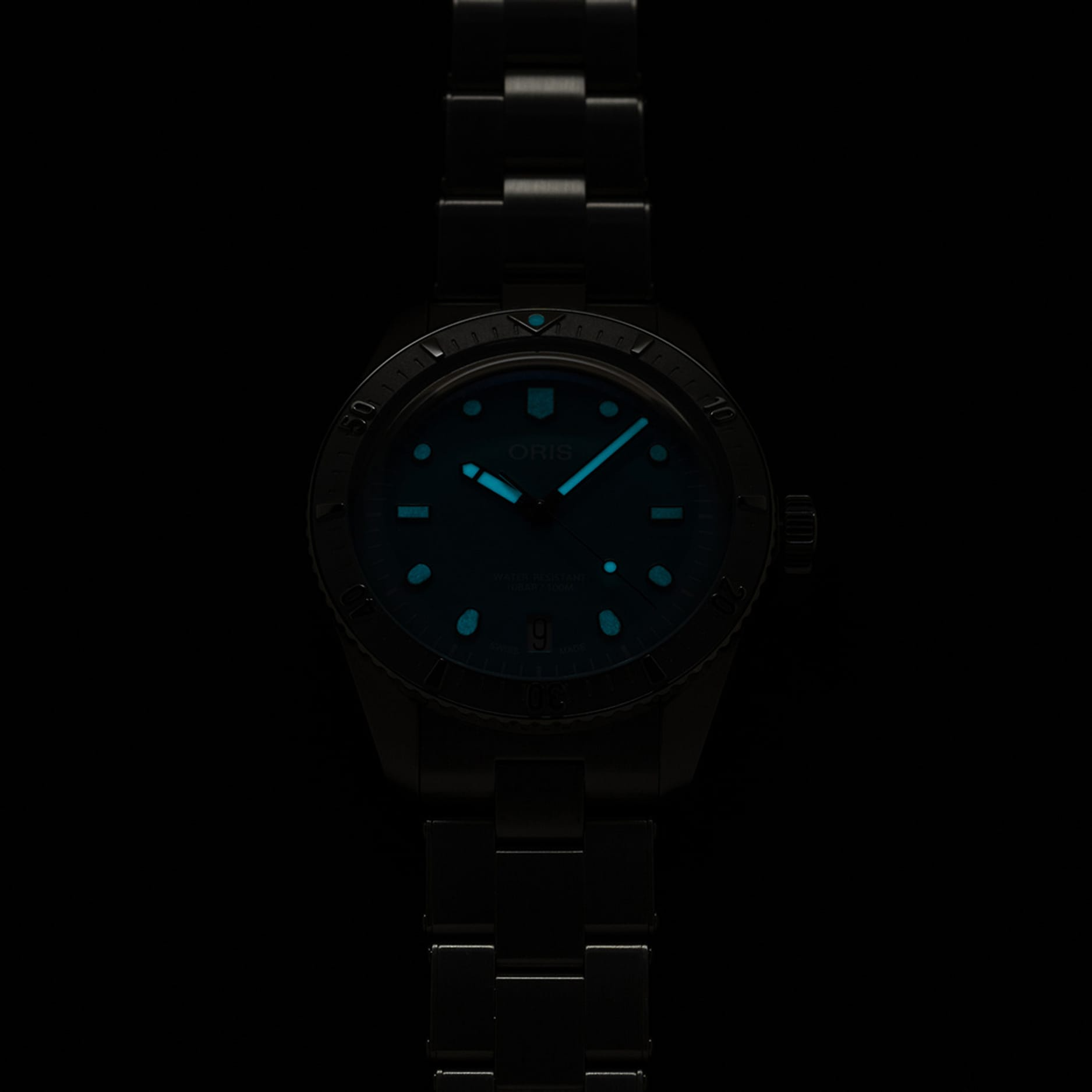 Oris Divers Sixty‑Five 'Cotton Candy' 38mm Blue Dial Men's Watch 01 733 7771 4055-07 8 19 18