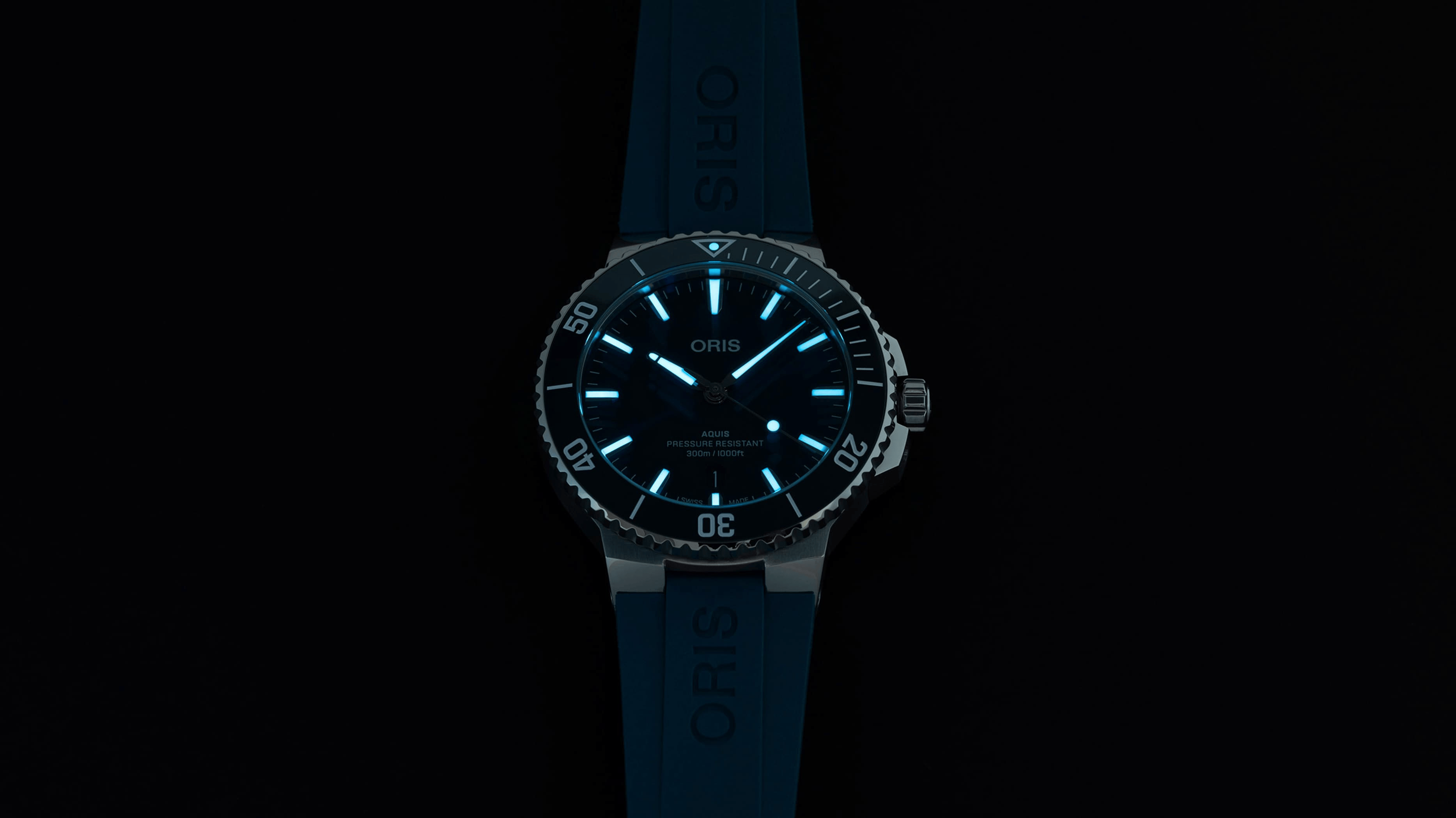 Oris Aquis Date 41.50mm Blue Dial Men's Watch 01 733 7787 4135-07 4 22 35FC