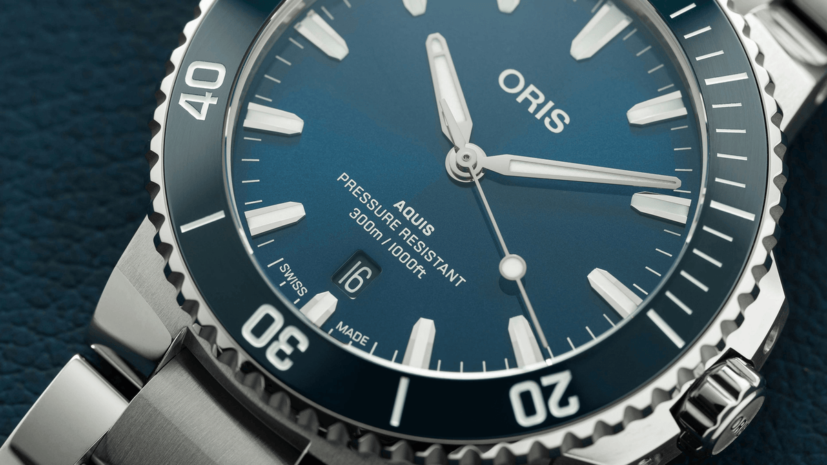 Oris Aquis Date 41.5mm Blue Dial Men's Watch 01 733 7787 4135-07 8 22 04PEB