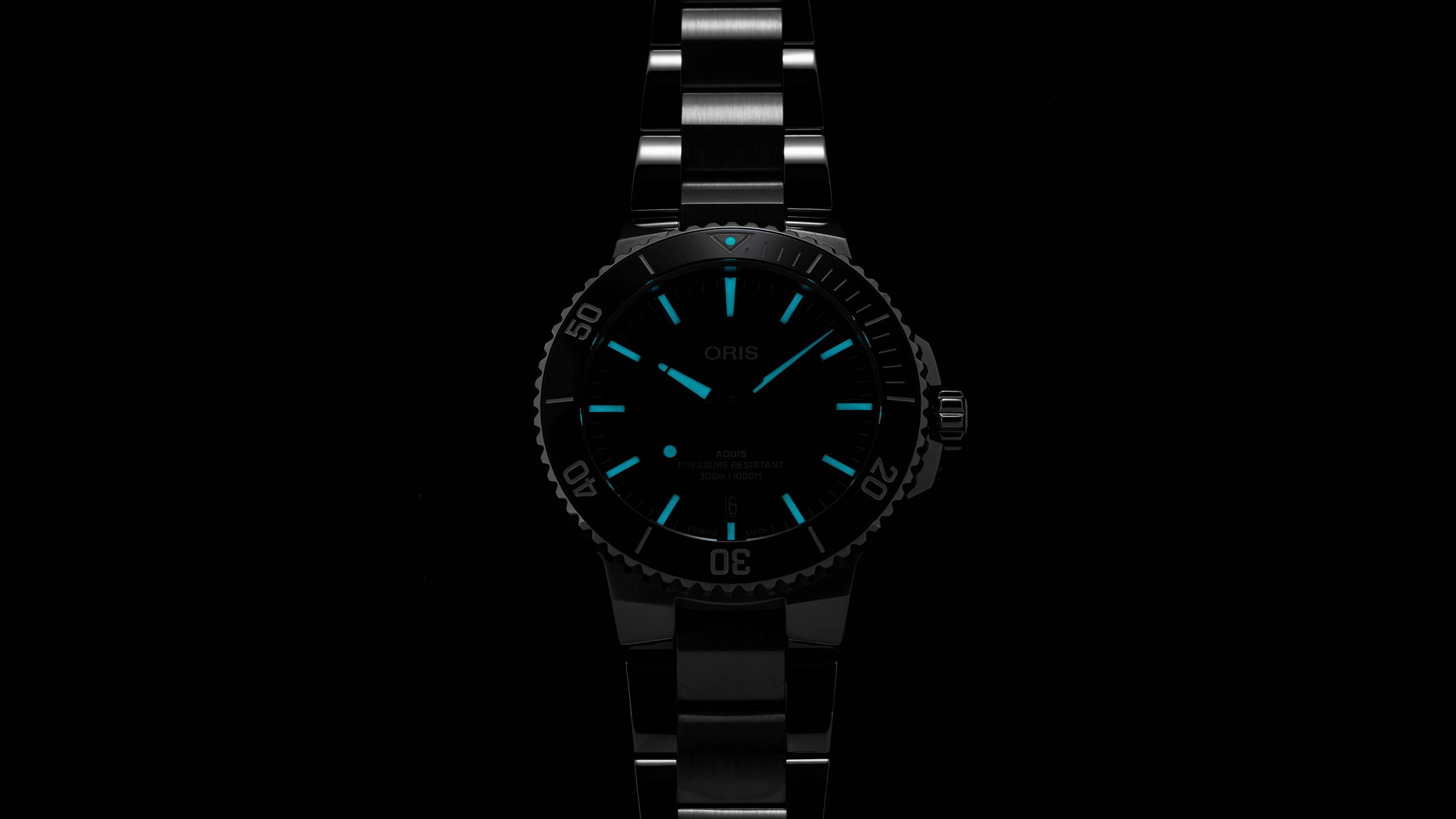 Oris Aquis Date 41.5mm Blue Dial Men's Watch 01 733 7787 4135-07 8 22 04PEB
