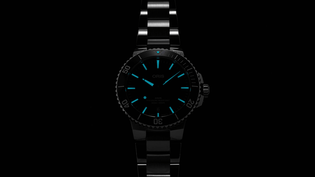 Oris Aquis Date 41.5mm Blue Dial Men's Watch 01 733 7787 4135-07 8 22 04PEB