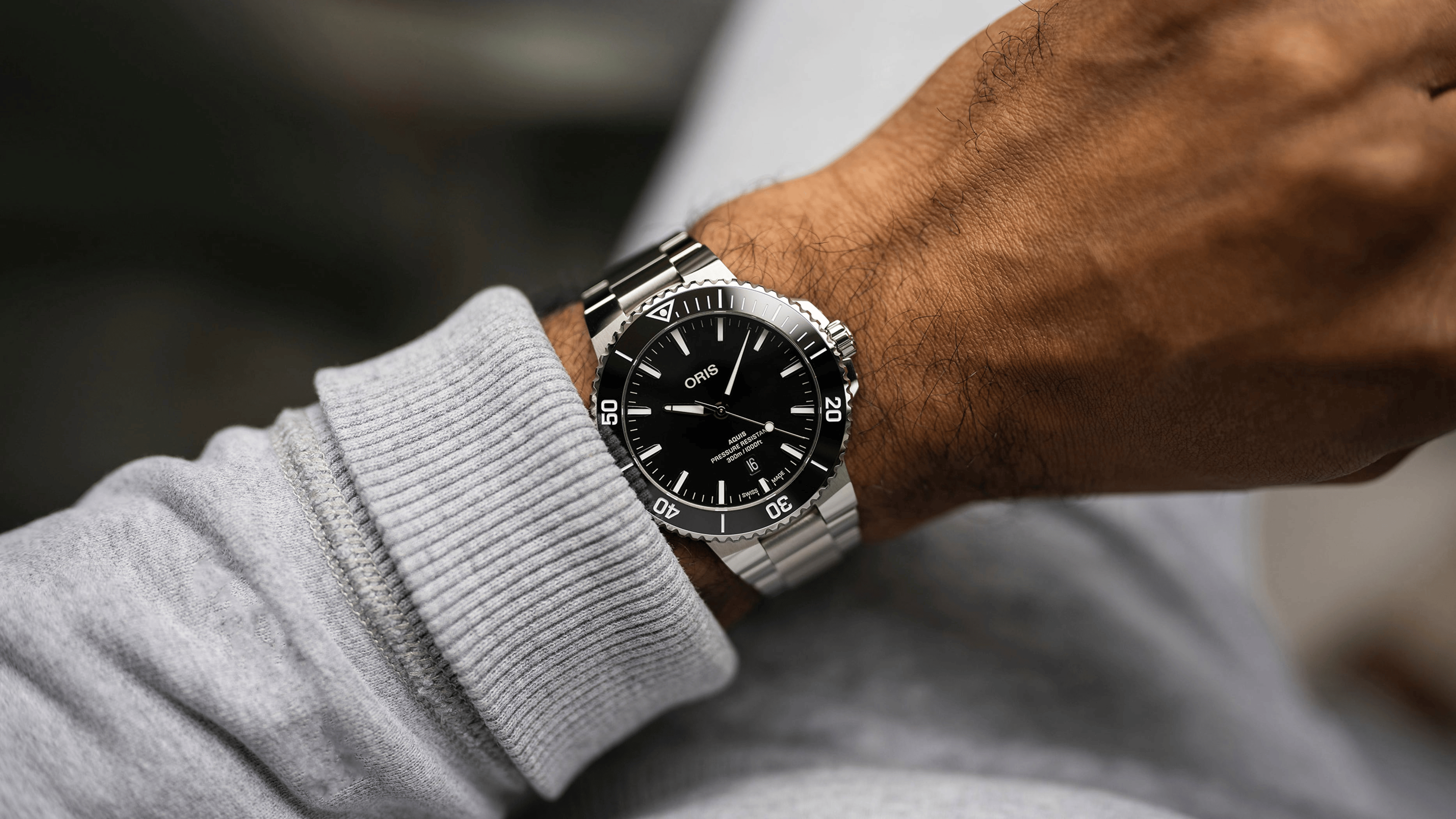Oris Aquis Date 43.5mm Black Dial Men's Watch 01 733 7789 4154-07 8 23 04PEB