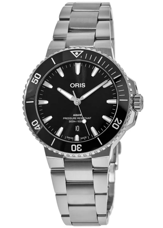Oris Aquis Date 43.5mm Black Dial Men's Watch 01 733 7789 4154-07 8 23 04PEB