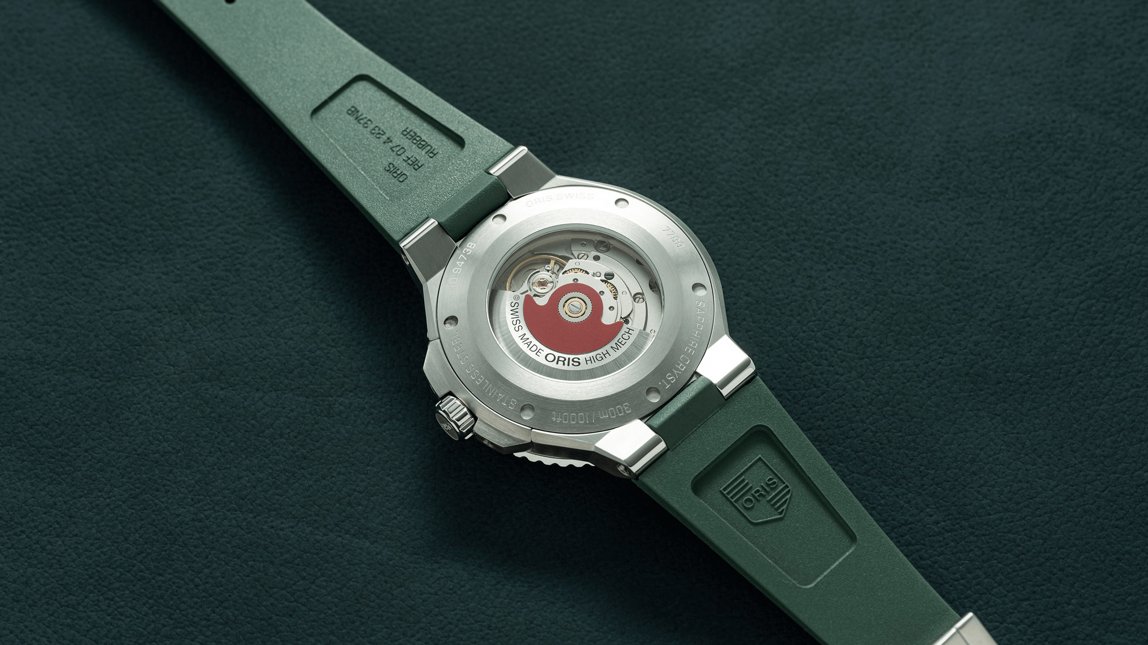 Oris Aquis Date 43.5mm Green Dial Men's Watch 01 733 7789 4157-07 4 23 37FC