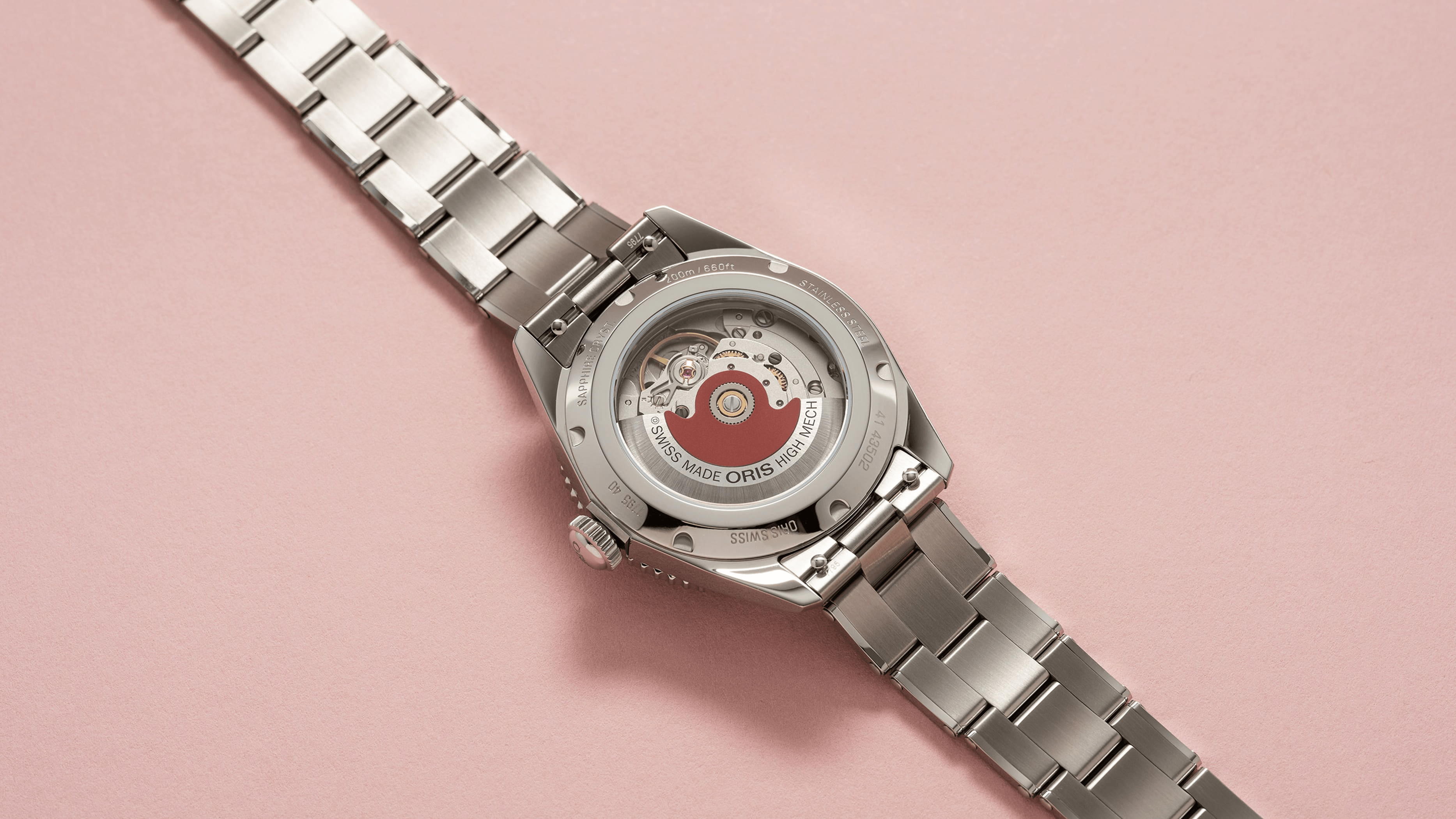 Oris Divers Date 39mm Beige Dial Men's Watch 01 733 7795 4051-Set