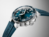 Oris Aquis Small Second, Date 45.5mm Blue Dial Men's Watch 01 743 7733 4155-07 4 24 69EB