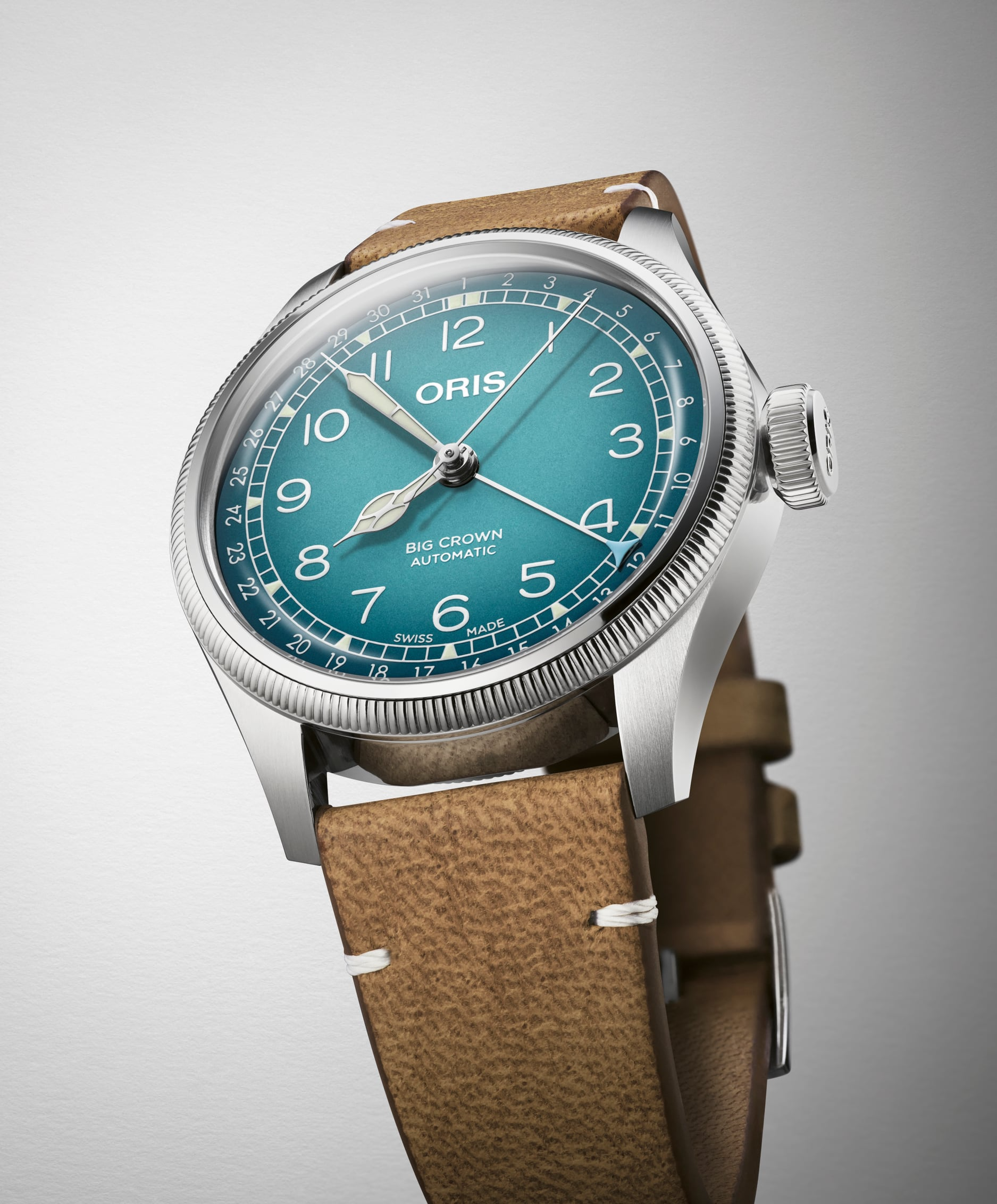 Oris Big Crown Oris x Cervo Volante 38mm Blue Dial Men's Watch 01 754 7779 4065-Set