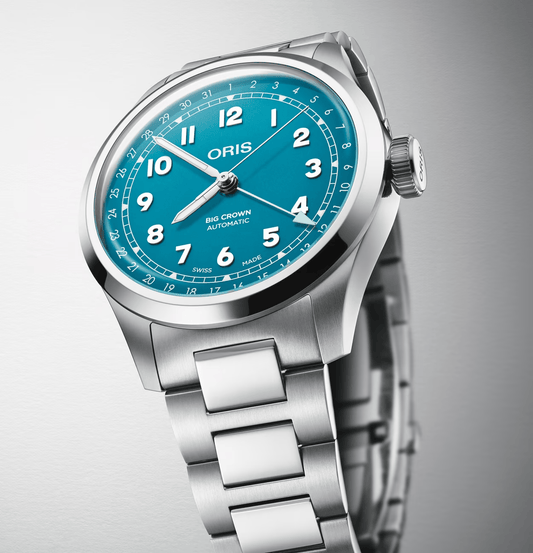 Oris Big Crown Pointer Date 40mm Blue Dial Steel Men's Watch 01 754 7798 4065-07 8 20 06