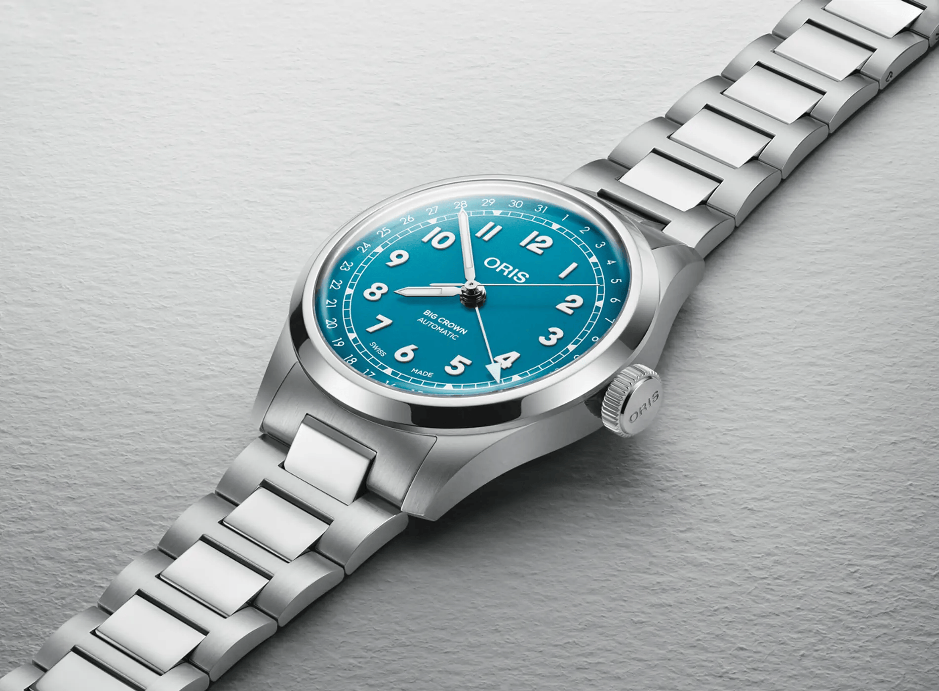 Oris Big Crown Pointer Date 40mm Blue Dial Steel Men's Watch 01 754 7798 4065-07 8 20 06