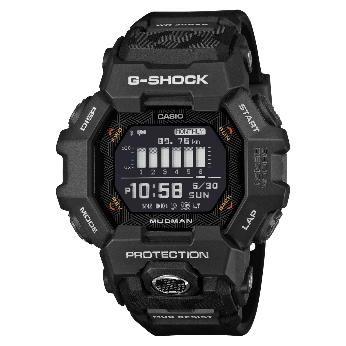 G-Shock Master of G-Land Mudman 49.6mm Black Dial Men's Watch GDGB100-1