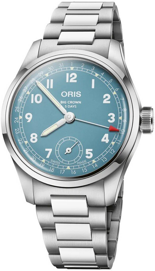 Oris Big Crown Calibre 473 38mm Blue Dial Men's Watch 01 473 7786 4065-07 8 19 06