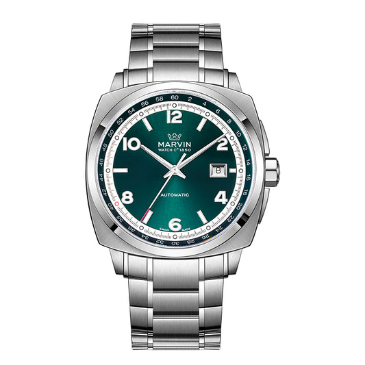 Marvin Malton Cushion 42mm Green Dial Men's Watch M119.13.73.11