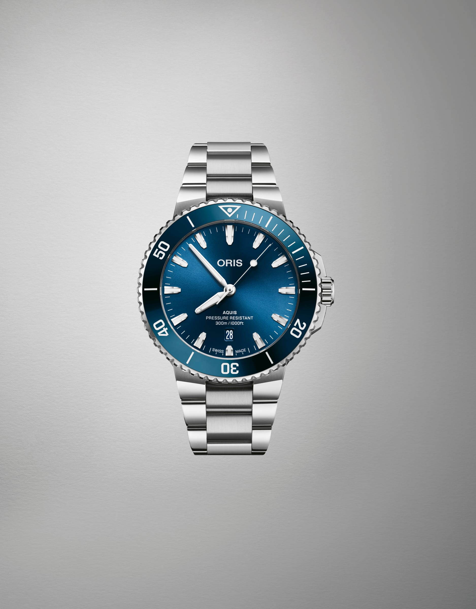 Oris Aquis Date 43.5mm Blue Dial Men's Watch 01 733 7789 4135-07 8 23 04PEB