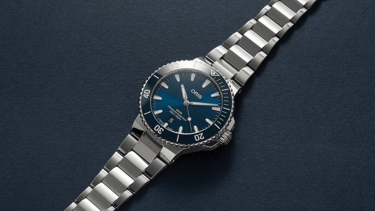 Oris Aquis Date 43.5mm Blue Dial Men's Watch 01 733 7789 4135-07 8 23 04PEB