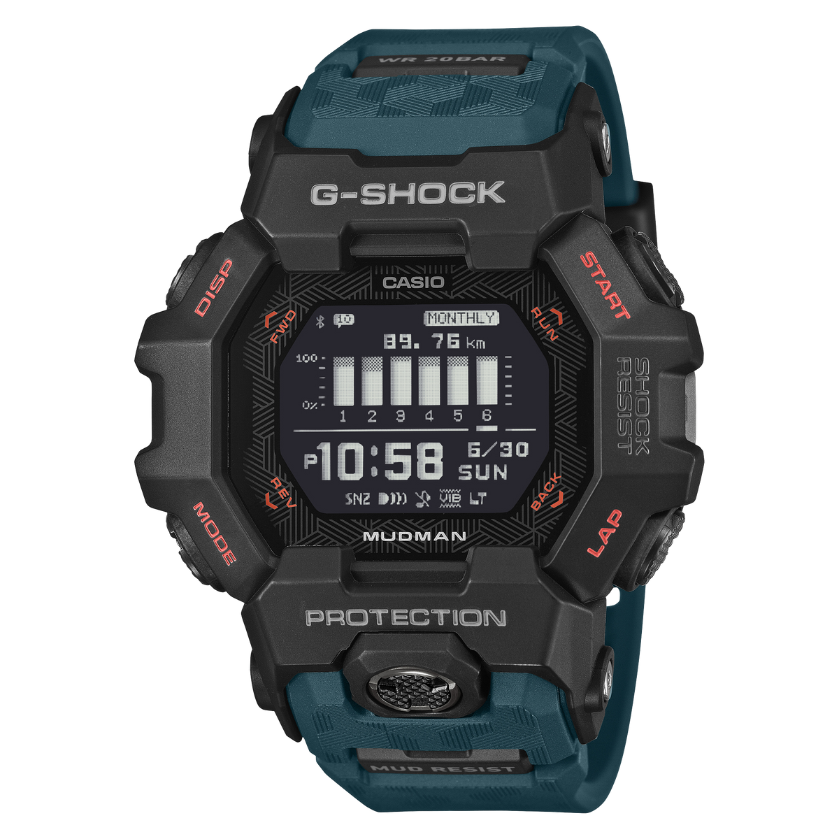 G-Shock Master of G-Land Mudman 49.6mm Black Dial Men's Watch GDGB100-1A3