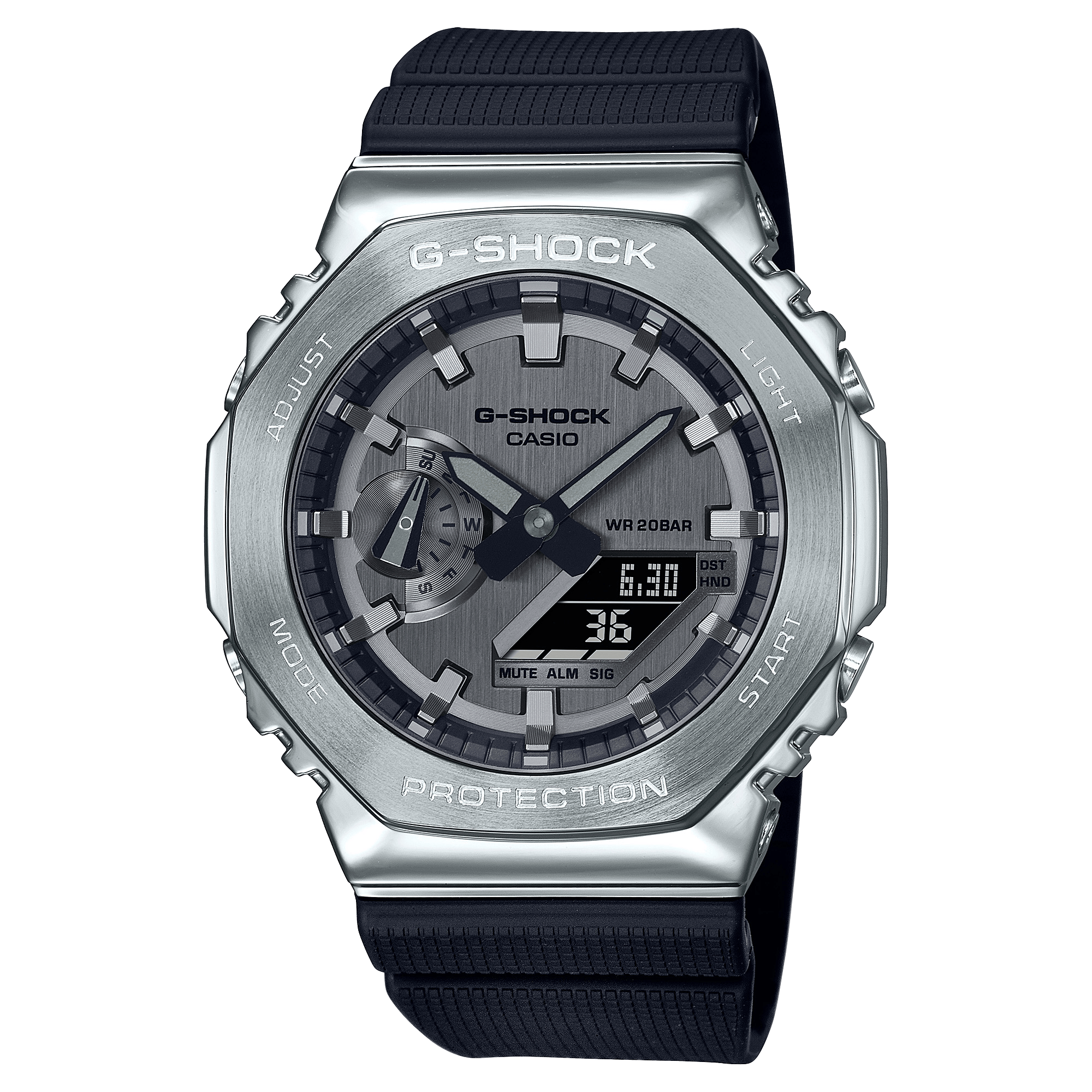 G-Shock G-Steel GM-2100 Star Wars: The Mandalorian & Grogu Limited Edition 44.4mm Black Dial Men's Watch GM2100-1ASW