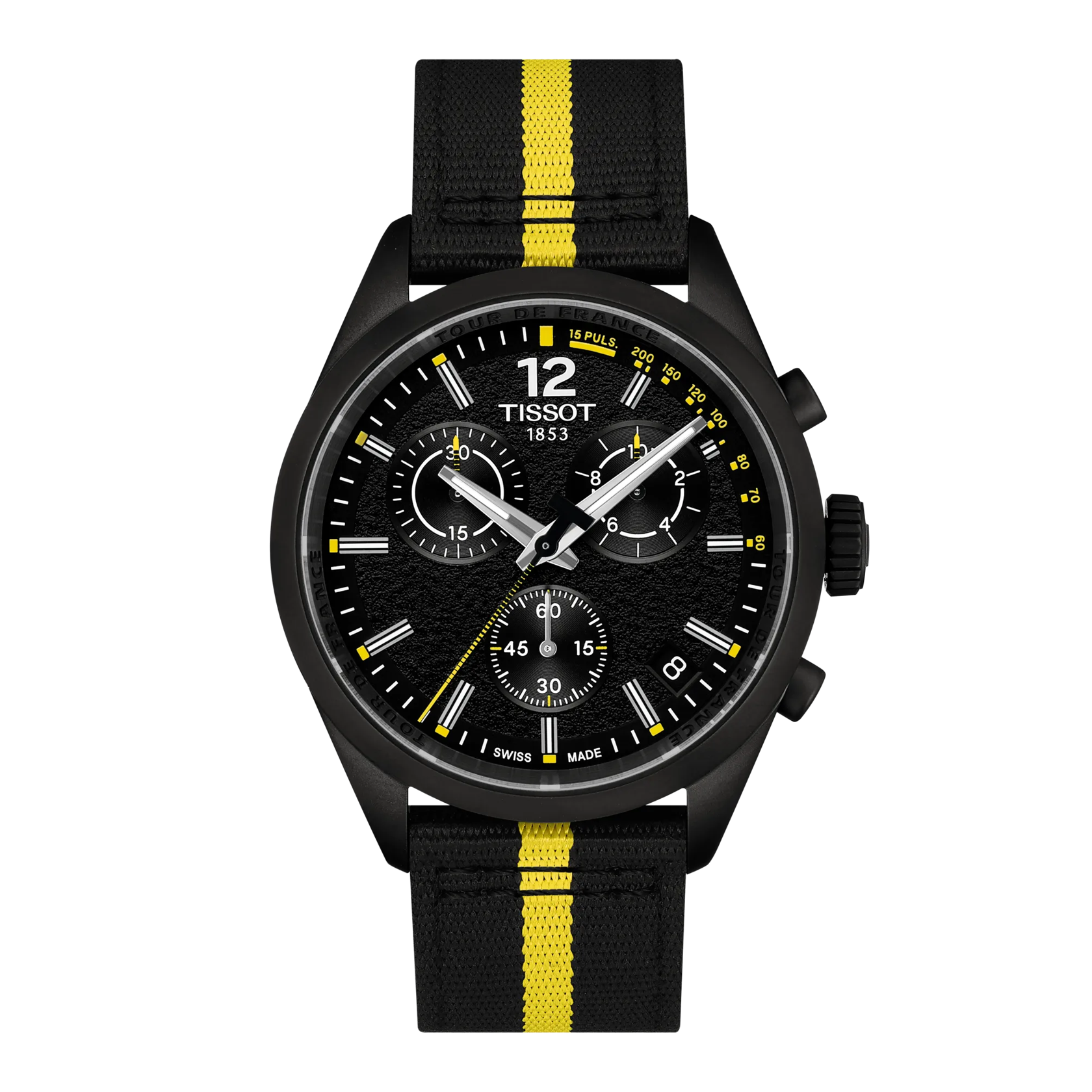Tissot PR 100 Tour de France 2026 Chronograph 40mm Black Dial Men's Watch T1504173705700