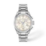 Tissot PR 100 Chronograph 36mm White Mother-of-Pearl Dial Women's Watch T1502171111100