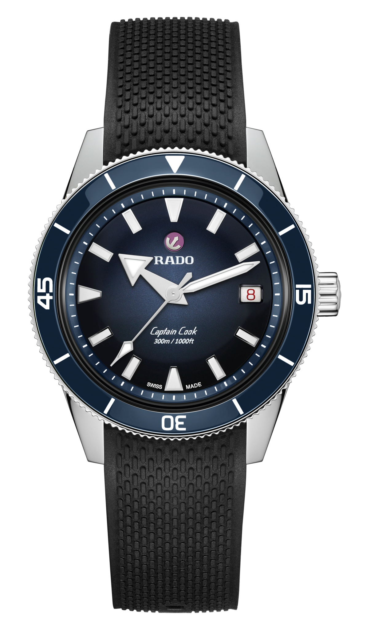 Rado Captain Cook Automatic 39mm Blue Dial Men's Watch R32223229