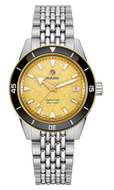 Rado Captain Cook Automatic 39mm Gold Dial Men's Watch R32223258