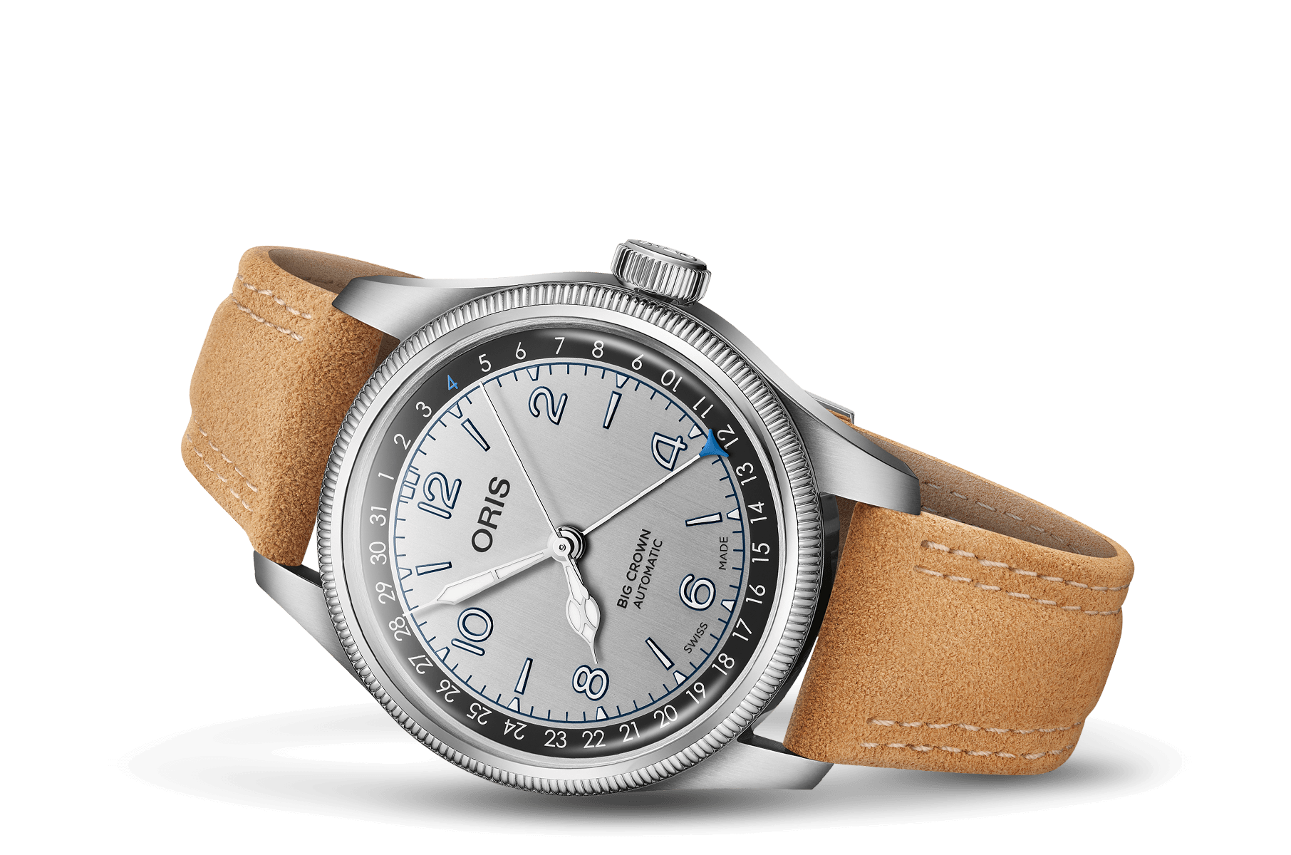 Oris Big Crown Pointer Date Lou Gehrig Limited Edition 40mm Grey Dial Men's Watch 01 754 7785 4091-Set