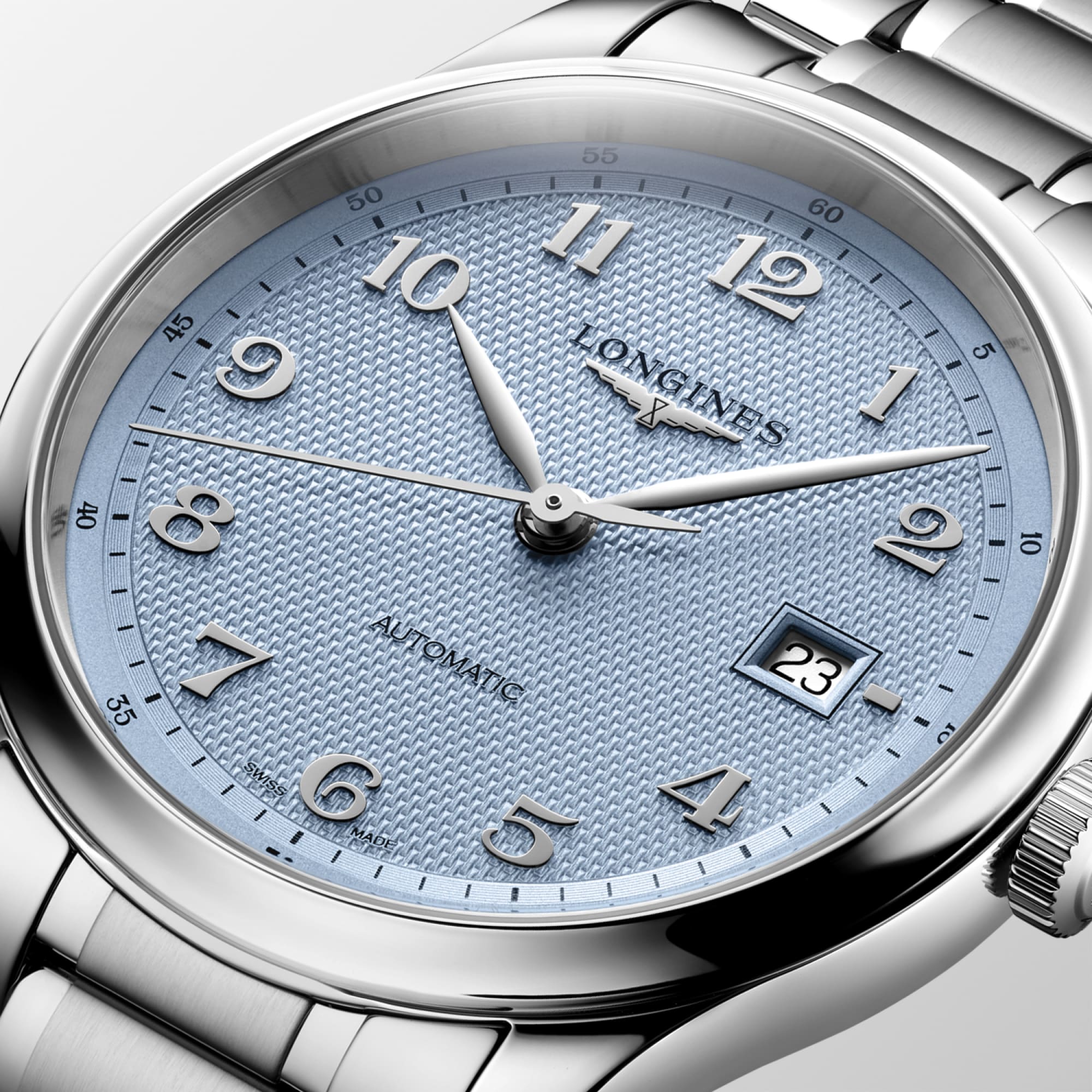 Longines Master Collection 41mm Light Blue Dial Men's Watch L29504996
