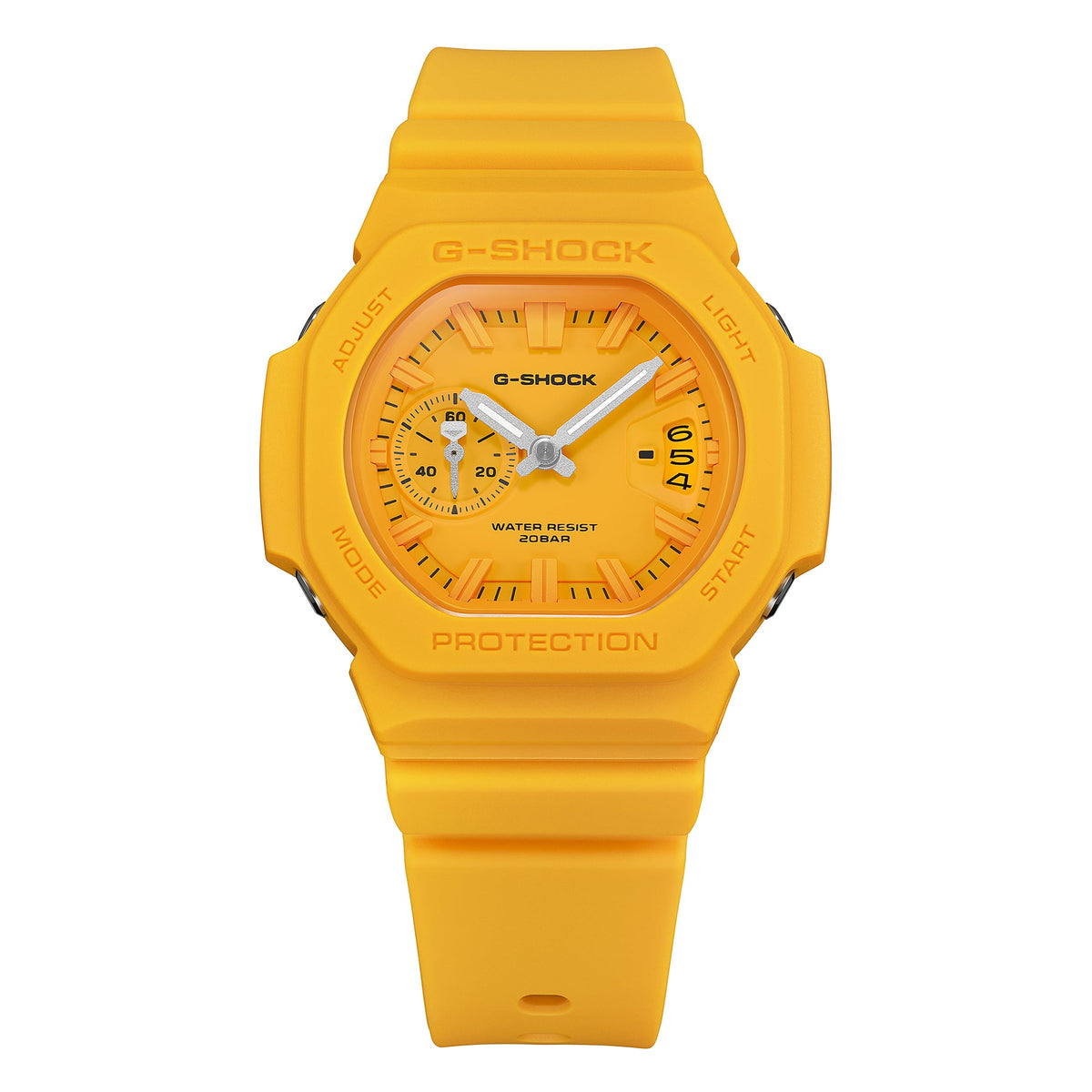 G-Shock Analog 2500 44.5mm Yellow Dial Men's Watch GAC2500-9A