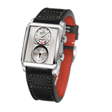 Marvin Malton Rectangular 50mm Rhodium Silver Dial Men's Watch M024.14.31.64