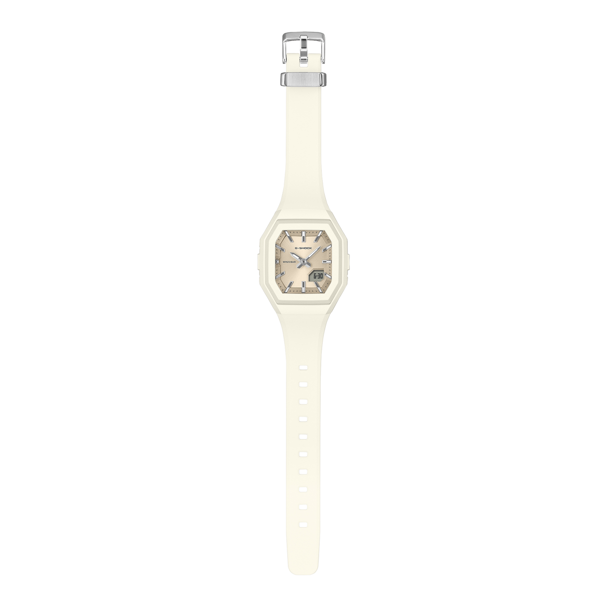 G-Shock S Series Analog-Digital 35.7mm Beige Dial Women's Watch GMAS160-7A