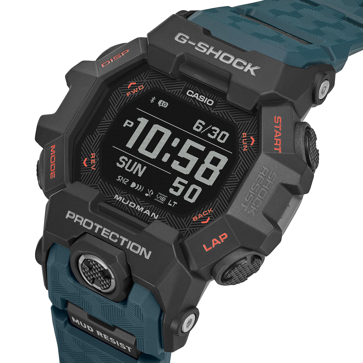 G-Shock Master of G-Land Mudman 49.6mm Black Dial Men's Watch GDGB100-1A3