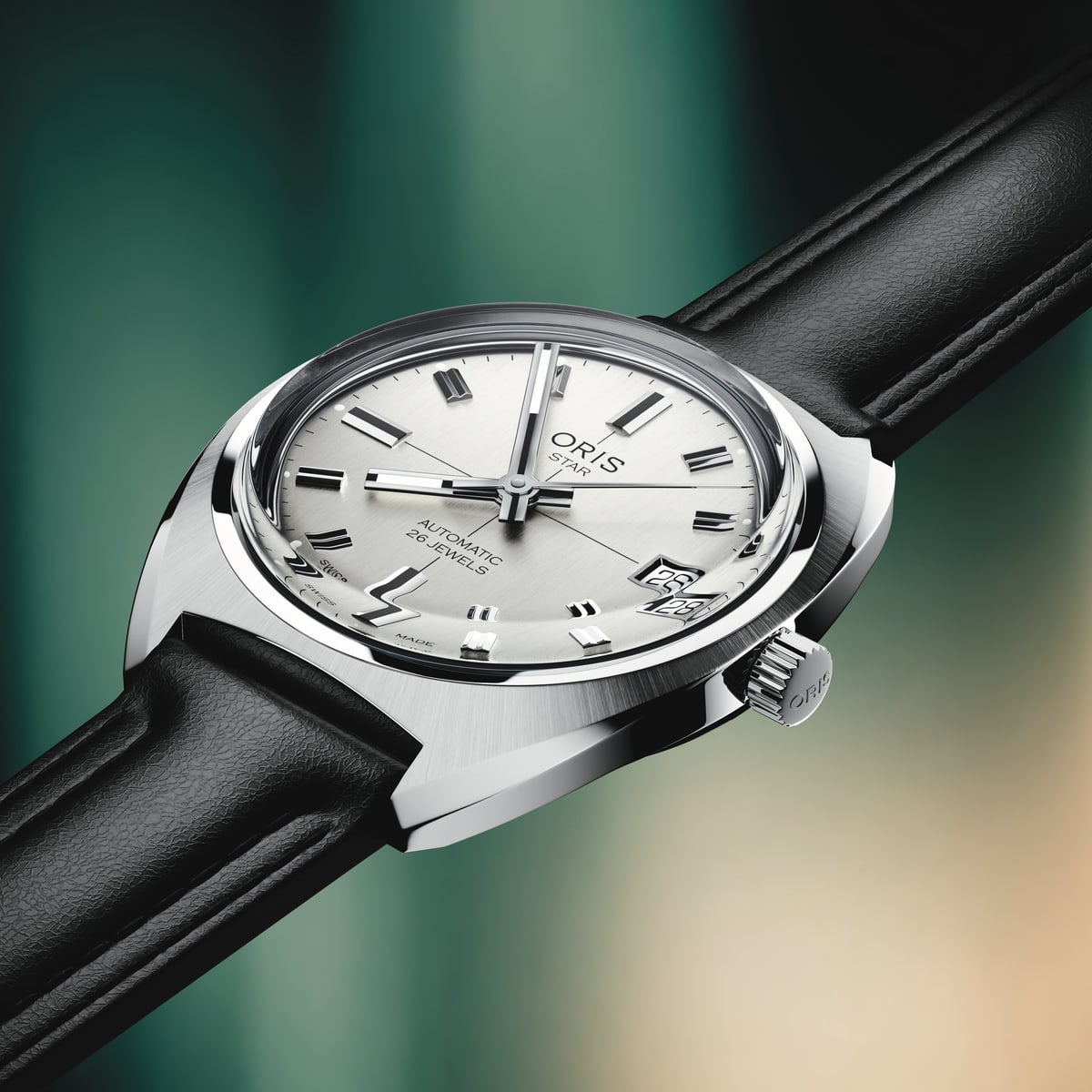 Oris Star Edition 35mm Grey Dial Men's Watch 01 733 7813 4151-Set