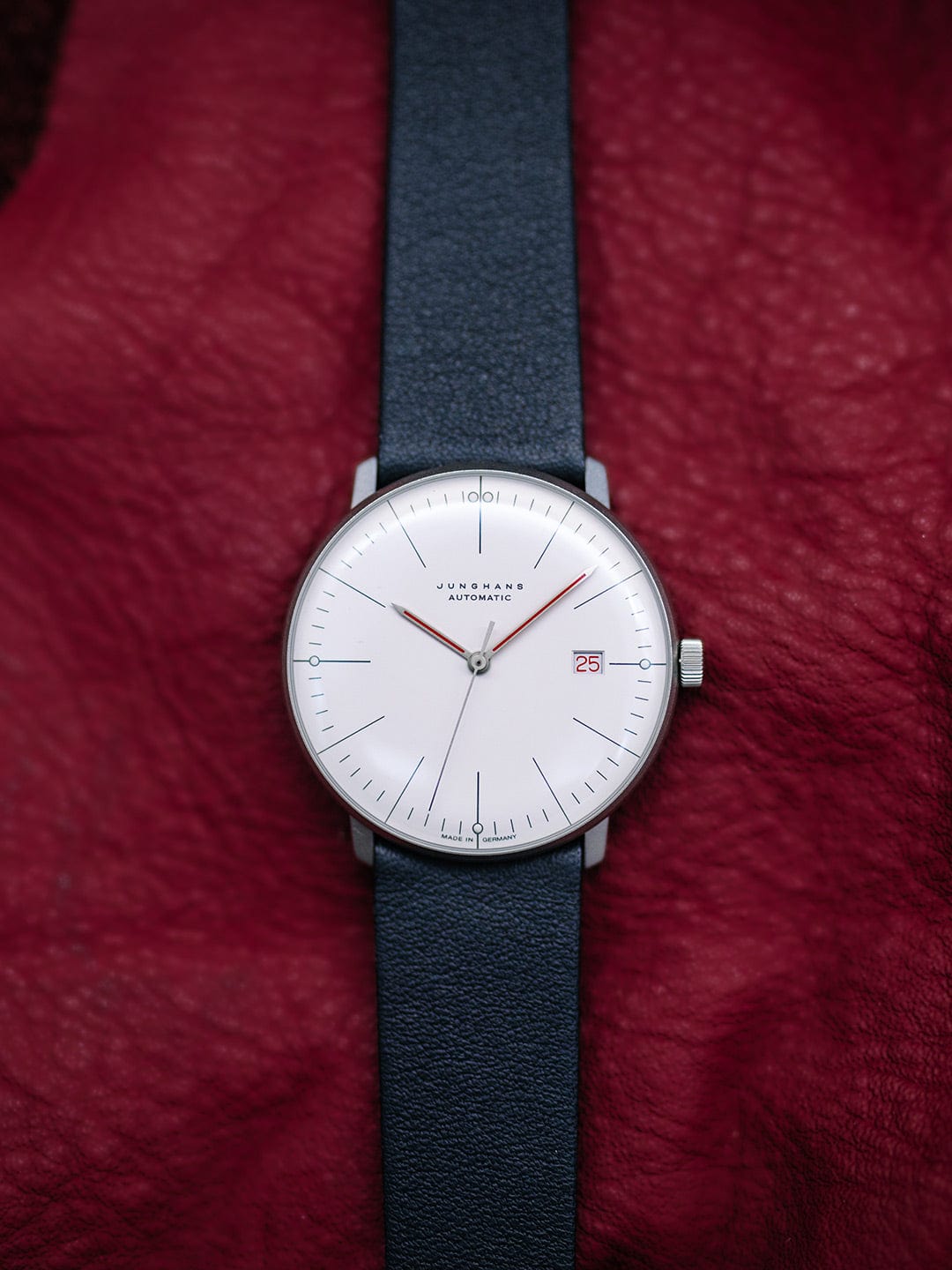 Junghans Max Bill Automatic Bauhaus 38mm Matt White Dial Men's Watch 27/4009.02
