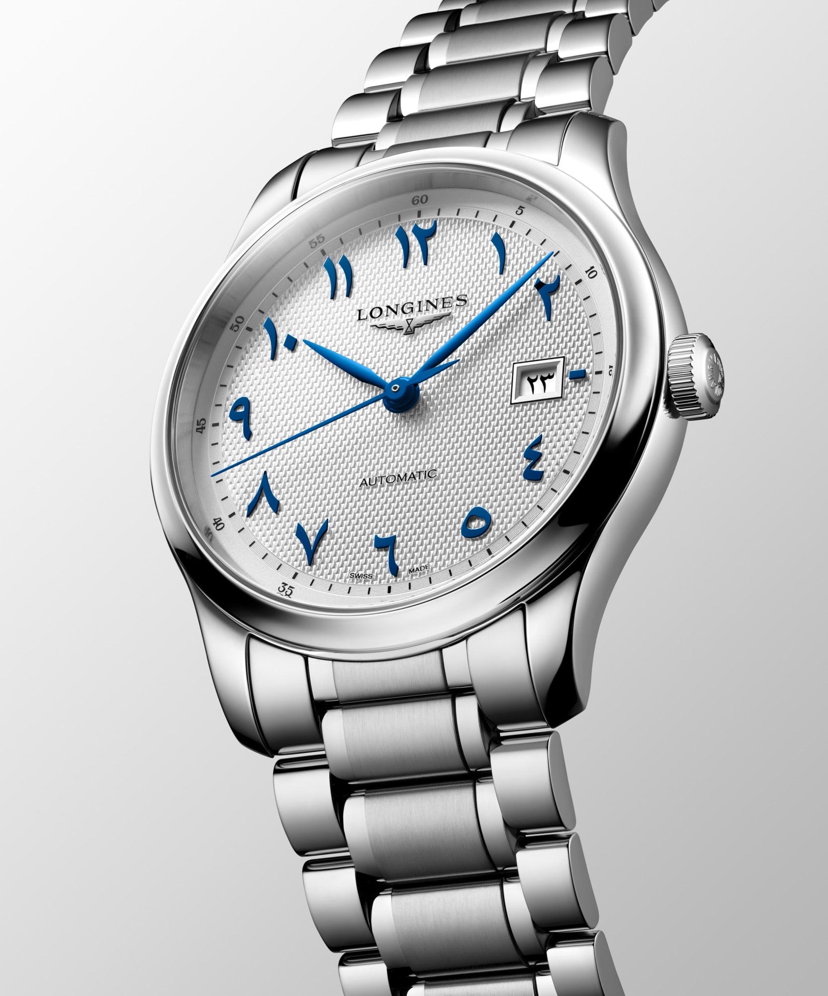 Longines Master Collection Arabic Dial 41mm Silver Dial Men's Watch L29504796