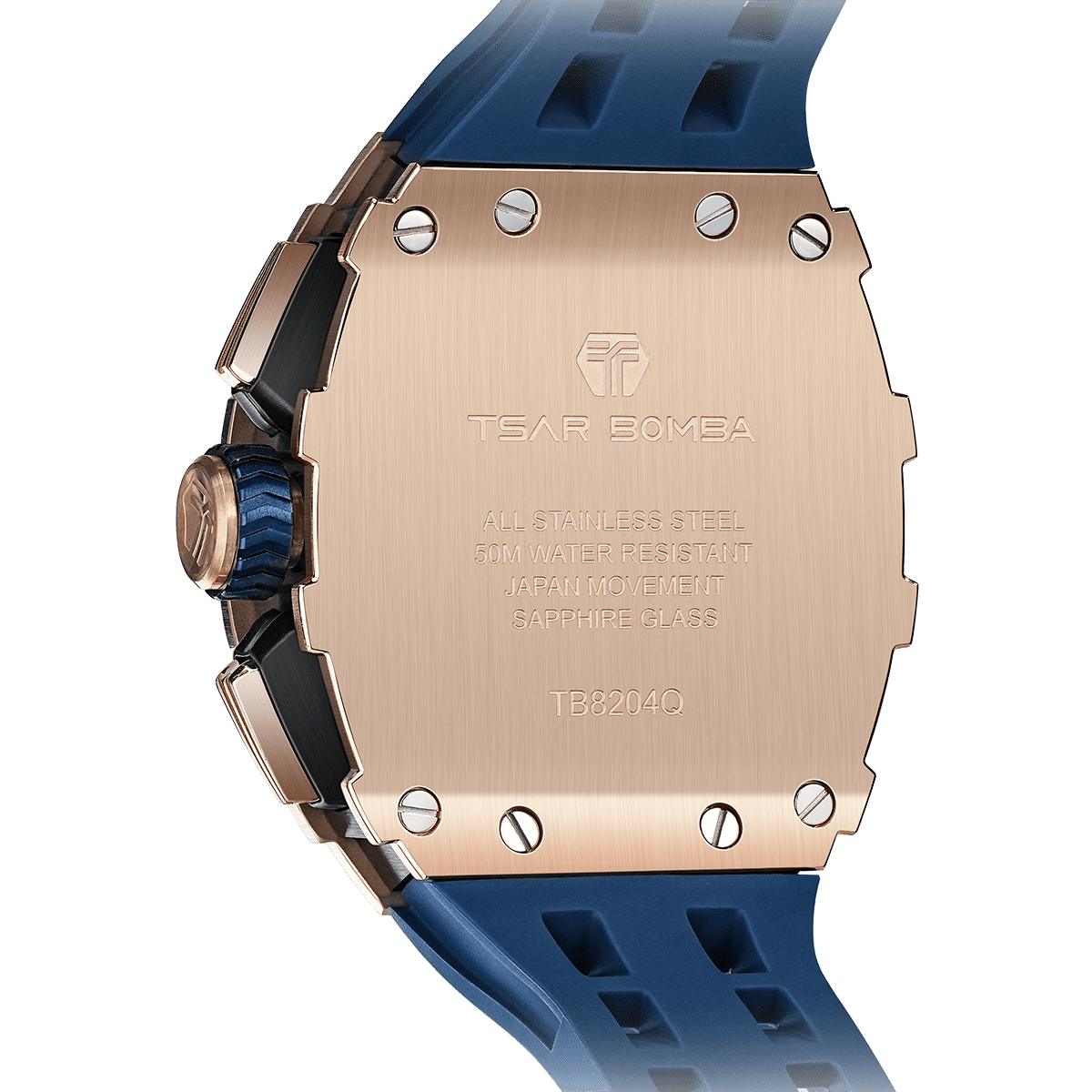 Tsar Bomba Elemental 43mm Blue Dial Men's Watch TB8204Q-41