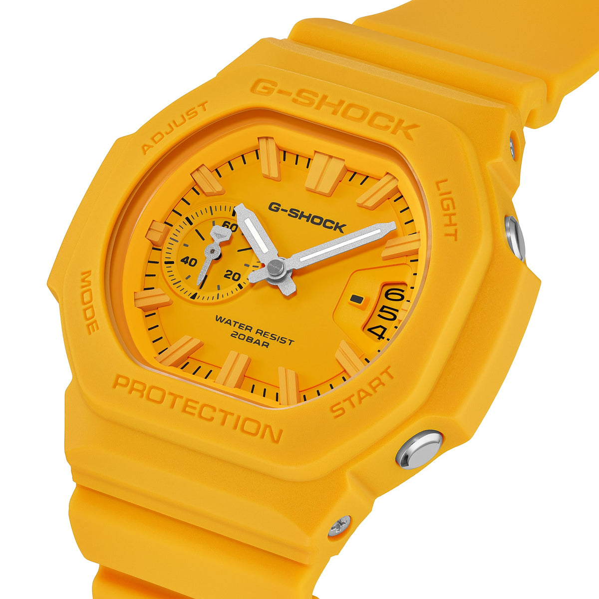 G-Shock Analog 2500 44.5mm Yellow Dial Men's Watch GAC2500-9A