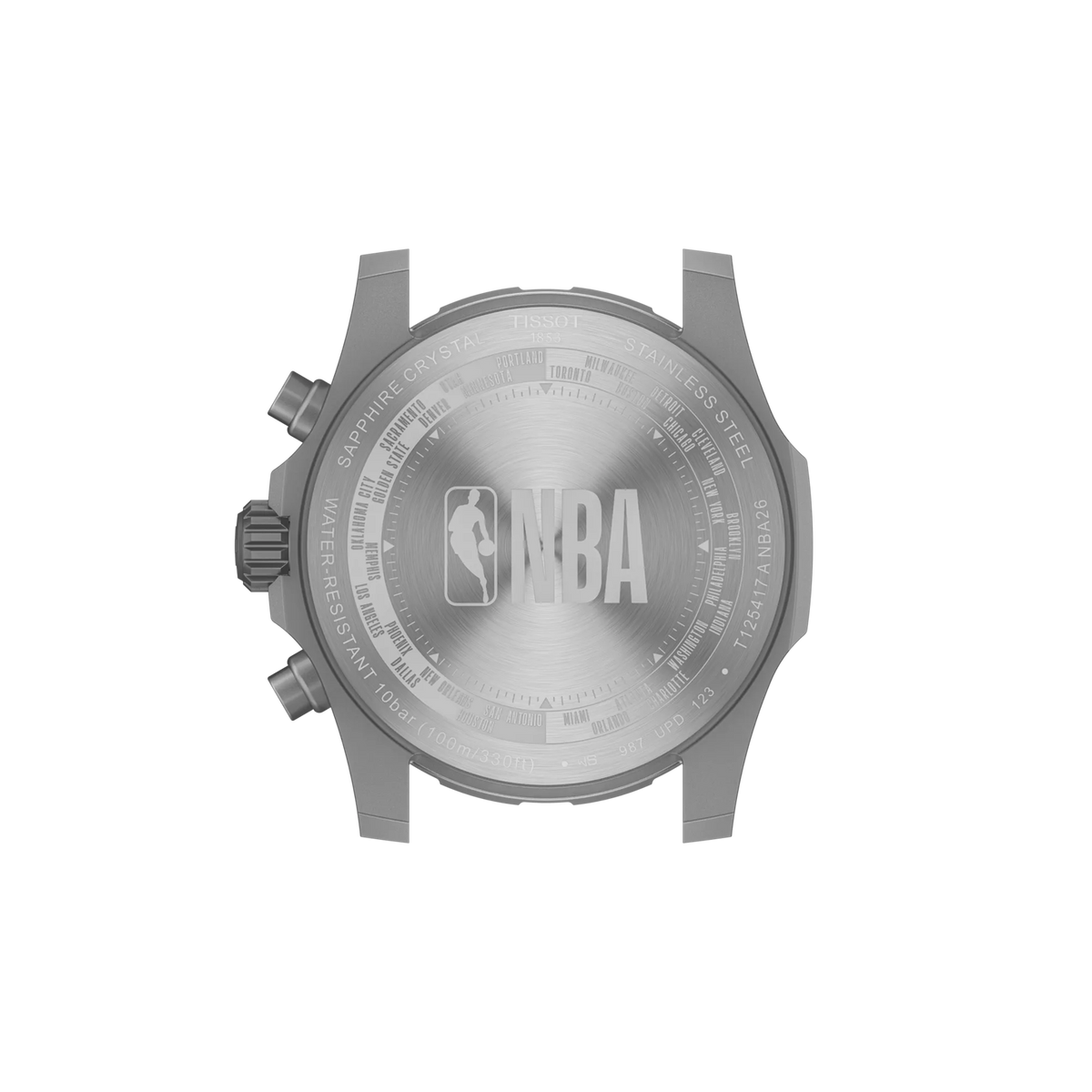 Tissot Supersport Chrono NBA 2026 42mm Grey Dial Men's Watch T1254171703100