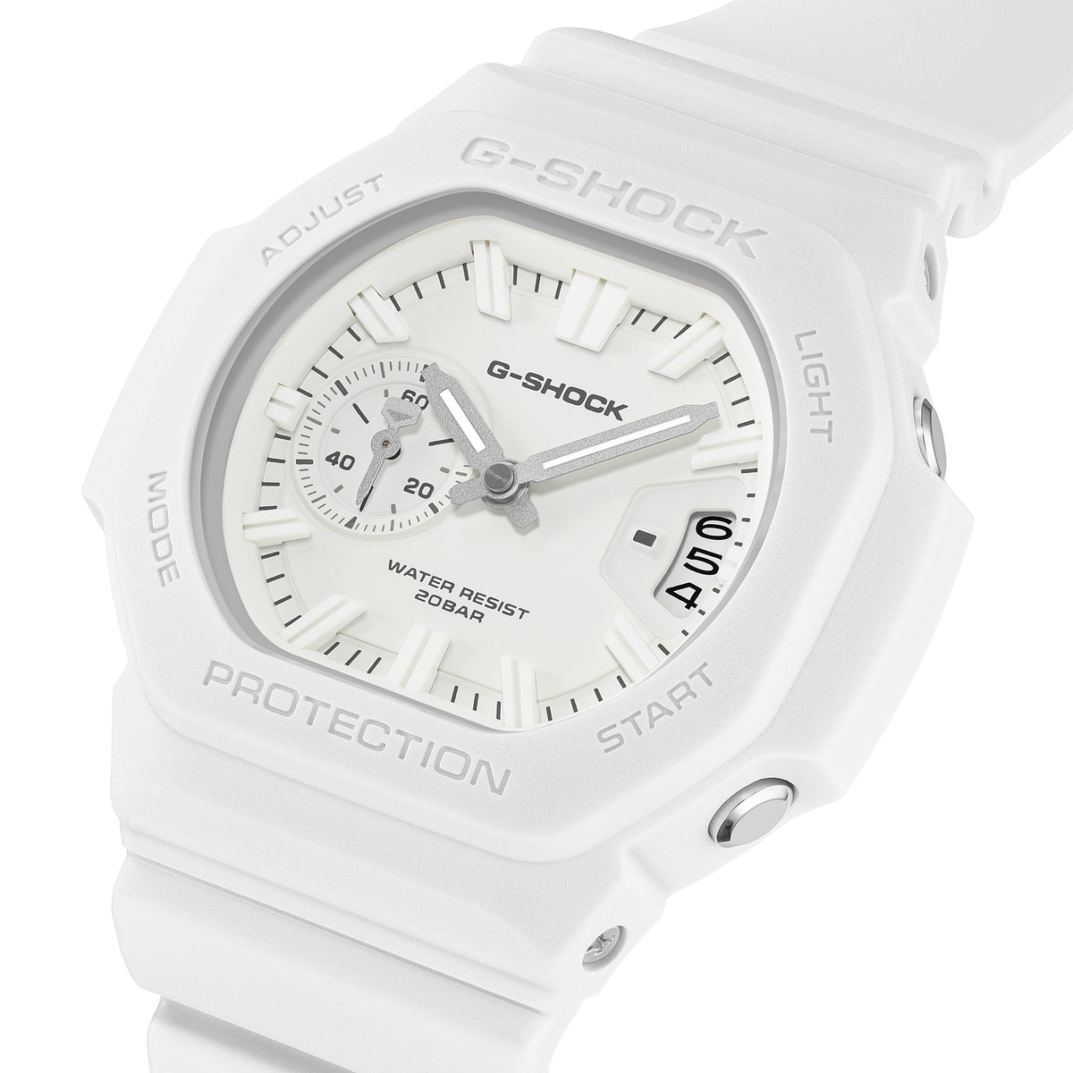 G-Shock Analog 2500 44.5mm White Dial Men's Watch GAC2500-7A