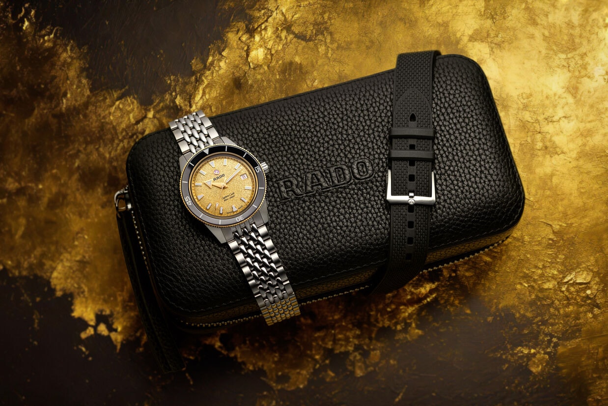 Rado Captain Cook Automatic 39mm Gold Dial Men's Watch R32223258