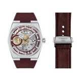Tissot PRX Skeleton Damian Lillard Special Edition 44mm Burgundy Dial Men's Watch T1374051737100